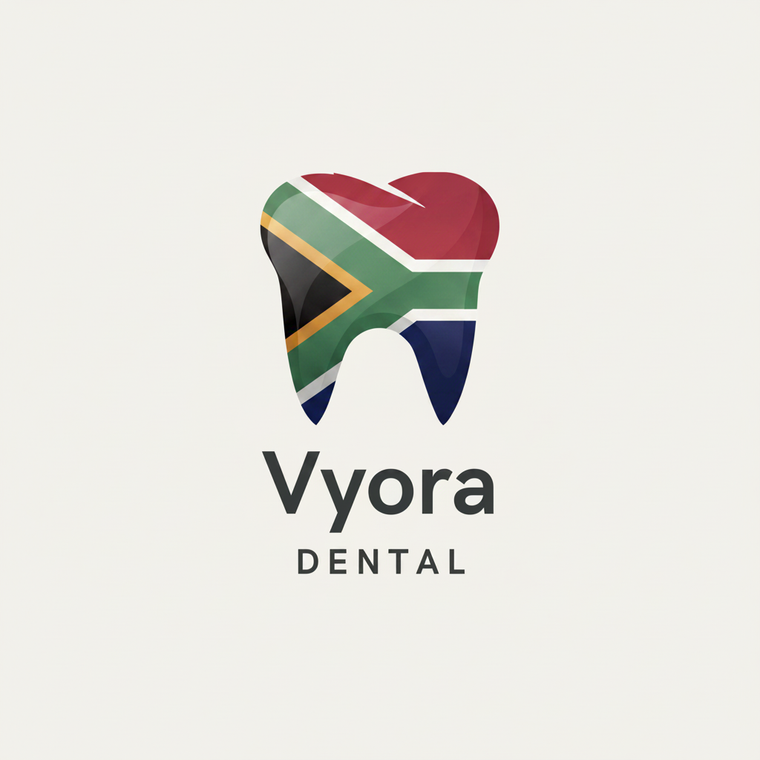 Vyora Dental Logo with Tooth and SA Colours