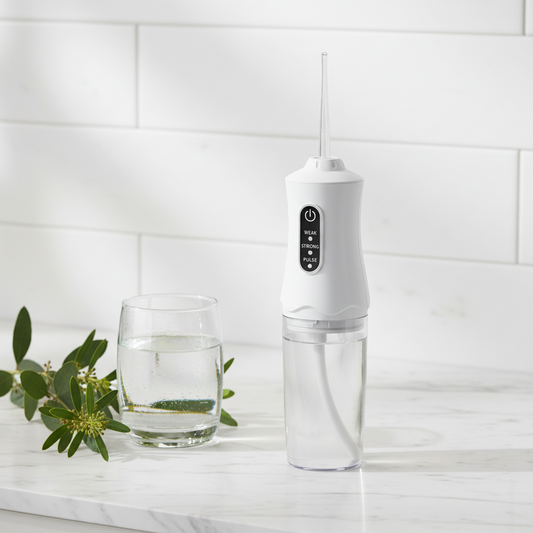 Vyora™ Portable Water Flosser (4-Nozzle Oral Irrigator Kit)
